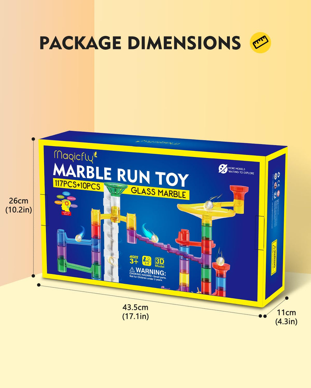 Magicfly DIY plastic marbles invite customization and hands-on assembly