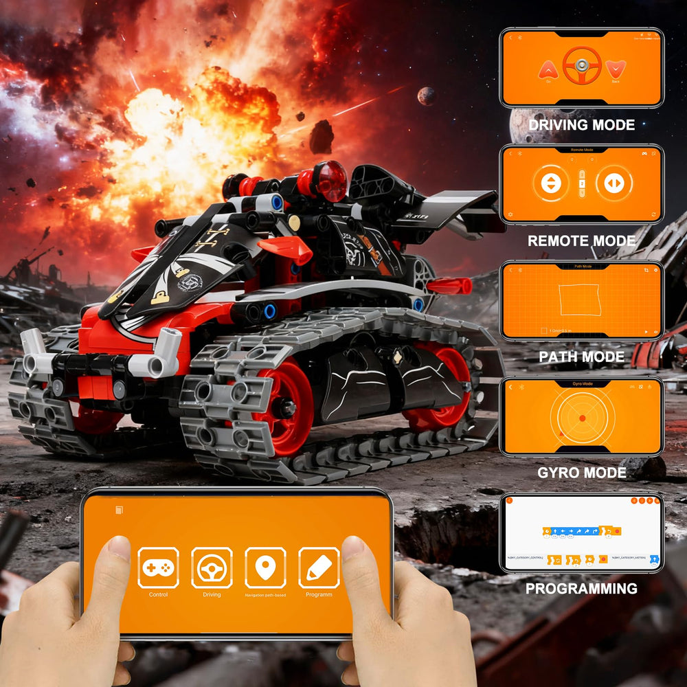 MagicKidz app control enhances interactive play and beginner programming exploration.