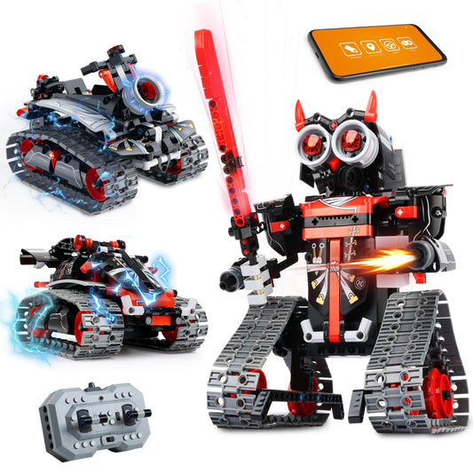 MagicKidz 3-in-1 battle robot with flexible joints for hands-on STEM play.