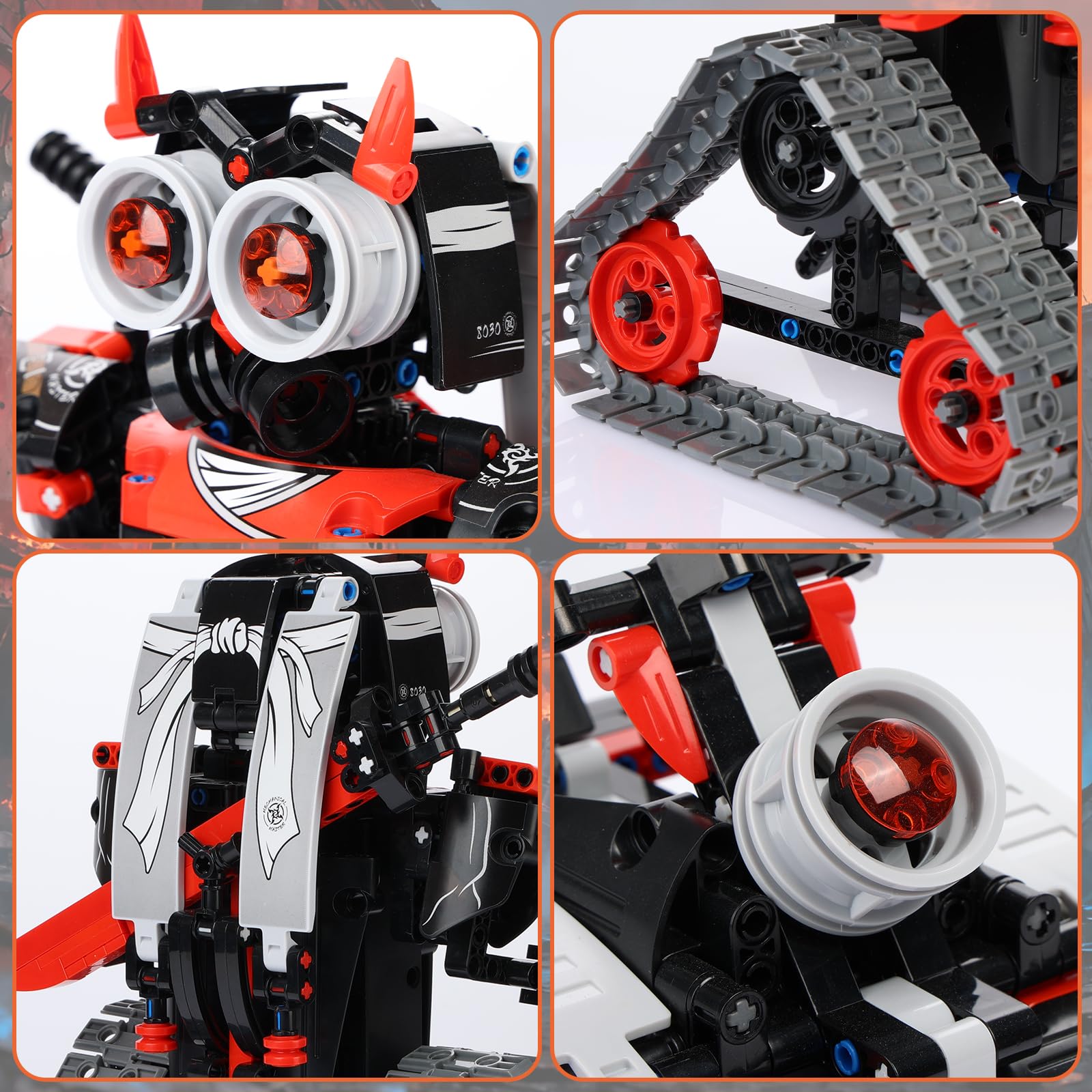 Smooth edges and durable plastic protect little hands during building.