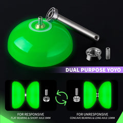 MAGICYOYO K3 Aurora-P durable ABS plastic for lasting practice sessions.