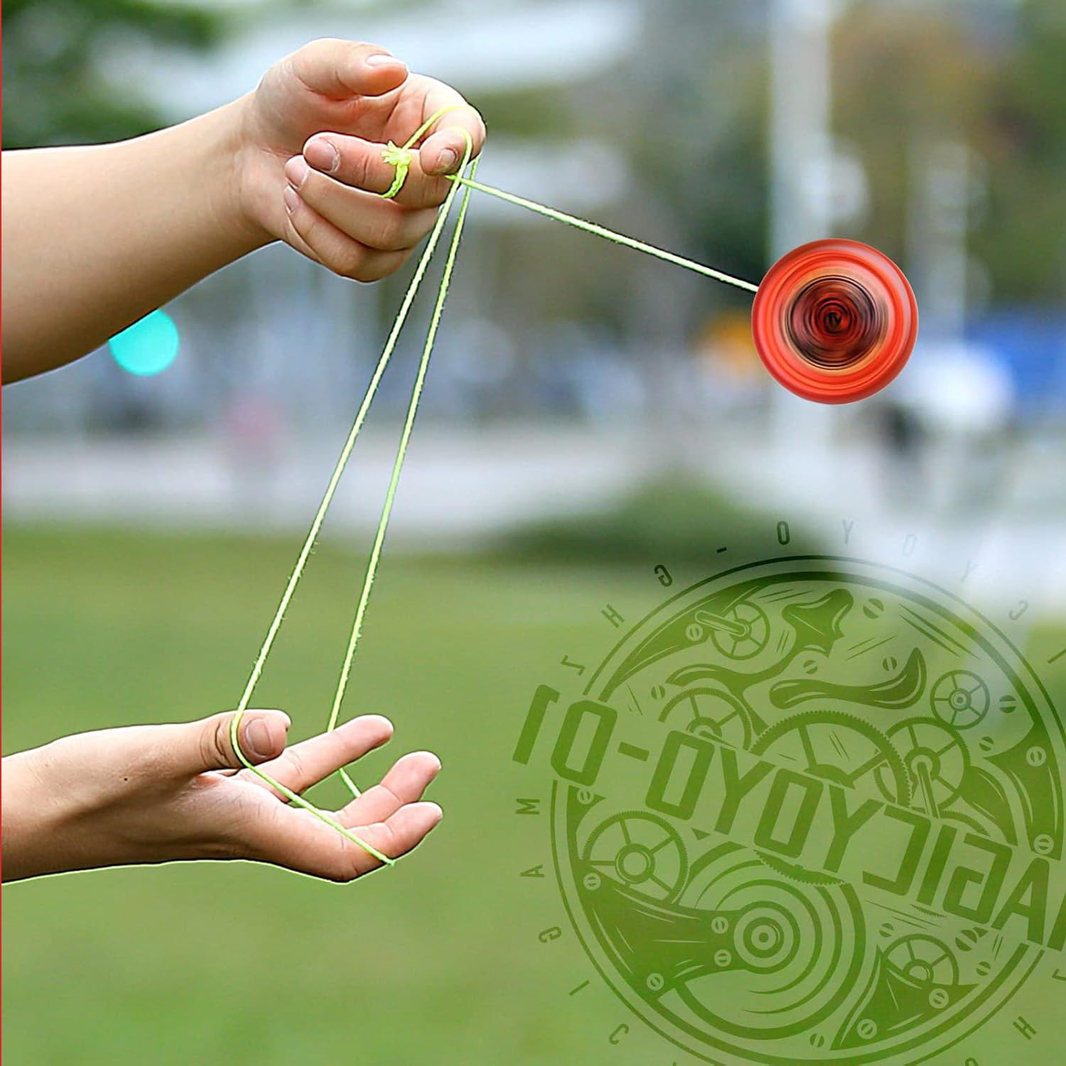 MagicYoyo D1 back view highlights durable plastic.