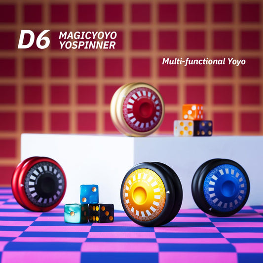 MAGICYOYO D6 aluminum body with smooth anodized finish for durability and precision