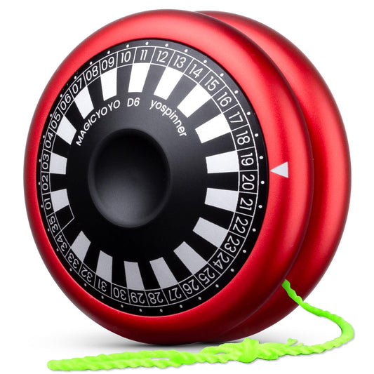 MAGICYOYO D6 cap system close-up highlights cap-driven finger spins and dynamic play