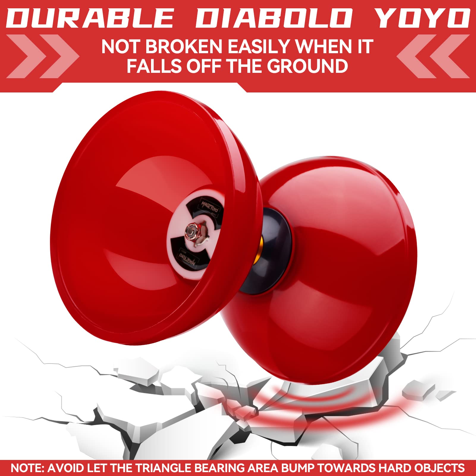 MAGICYOYO Diabolo Pro net bag for easy storage and transport.