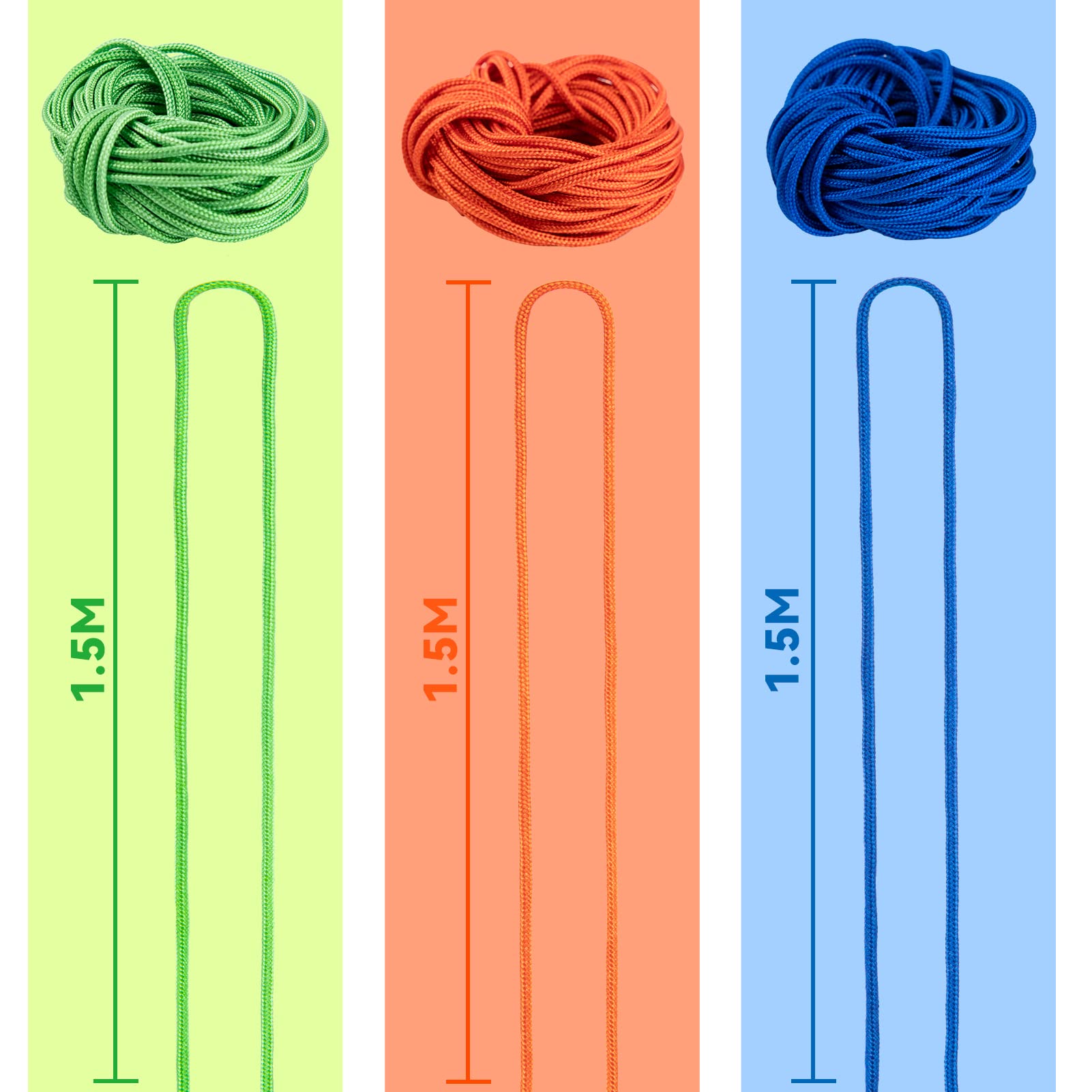 MagicYOYO 12-pack diabolo strings in bright colors for easy replacements