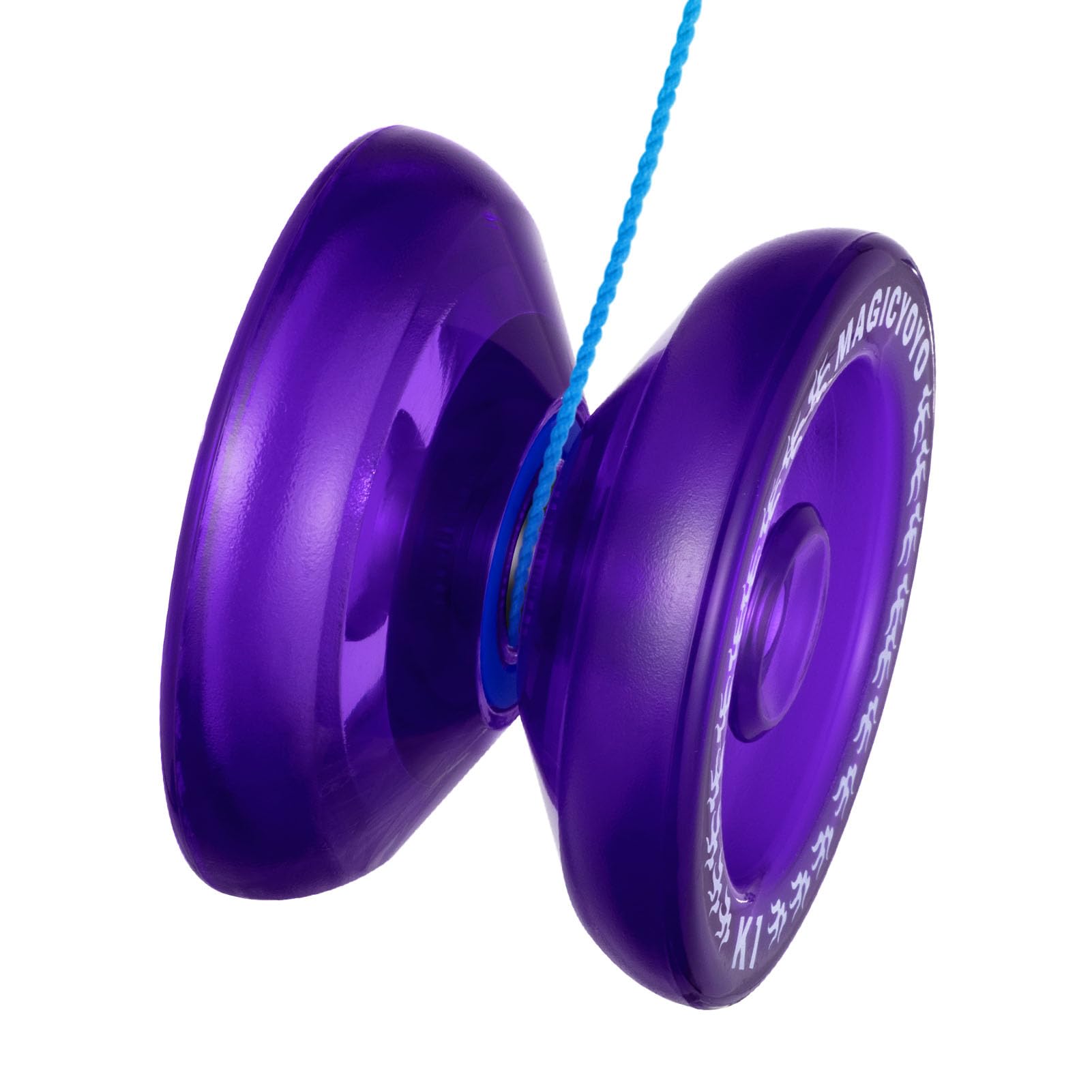MagicYoyo K1 hubstacks finger-spin-friendly design during practice.