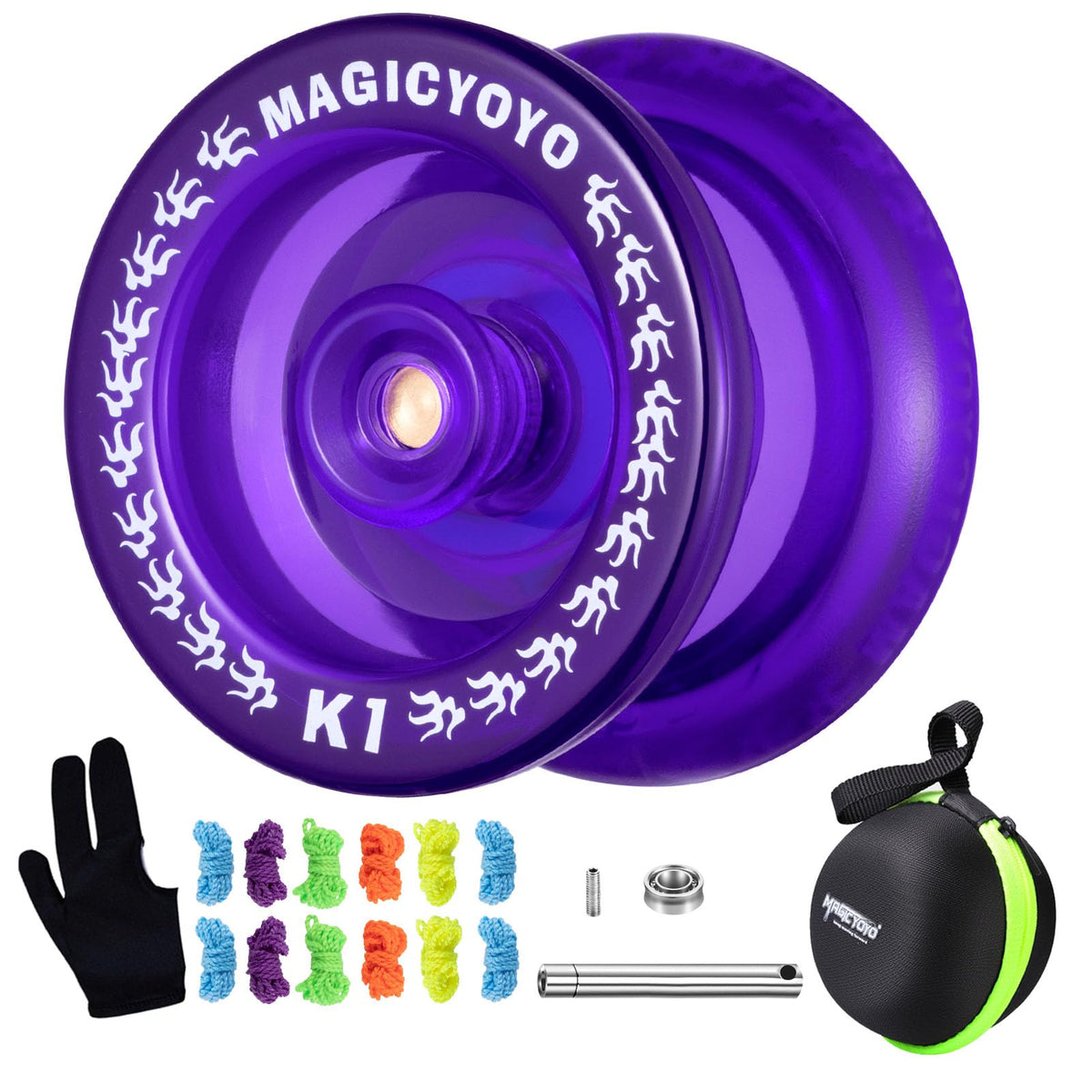 MagicYoyo K1 hubstacks front view for confident beginner practice.