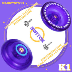 MagicYoyo K1 hubstacks side view highlights balanced, stable play.