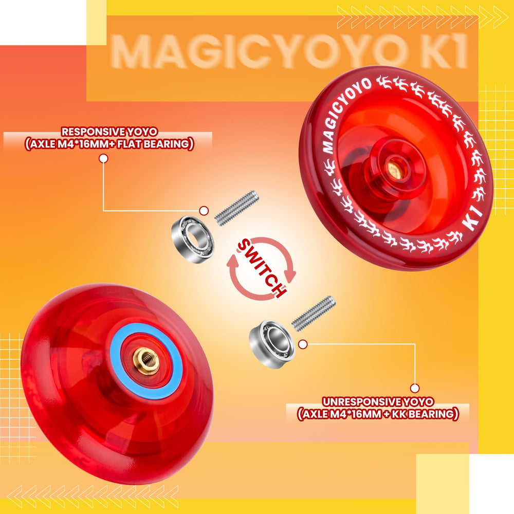 MAGICYOYO K1 responsive mode for easy returns during practice.