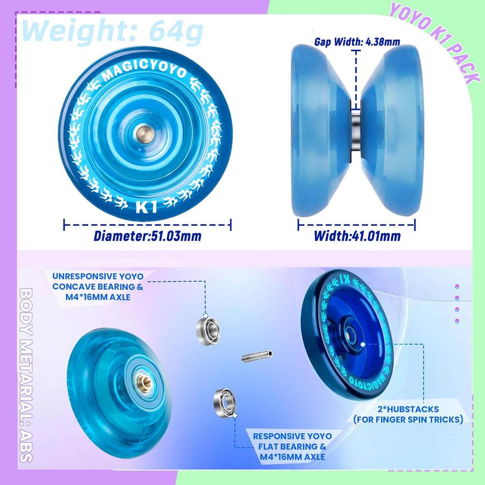 MAGICYOYO K1 twelve strings set for replacements