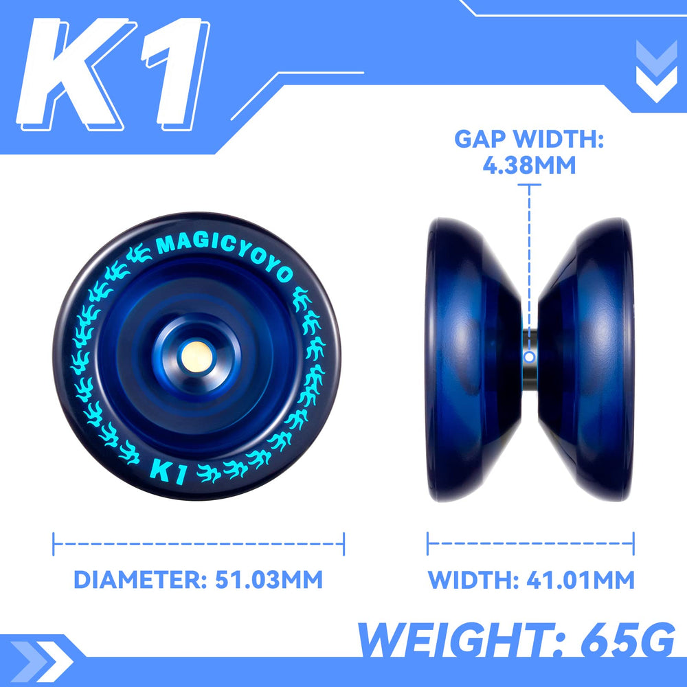 MAGICYOYO K1 unresponsive-bearing-kit enabling transitions to advanced tricks