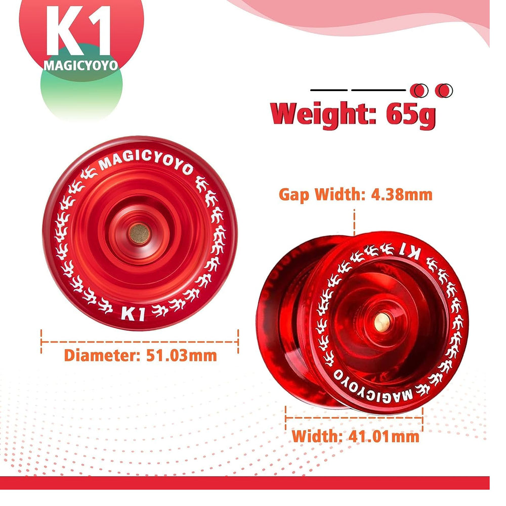 MAGICYOYO K1 unresponsive mode for longer spins and advanced tricks.