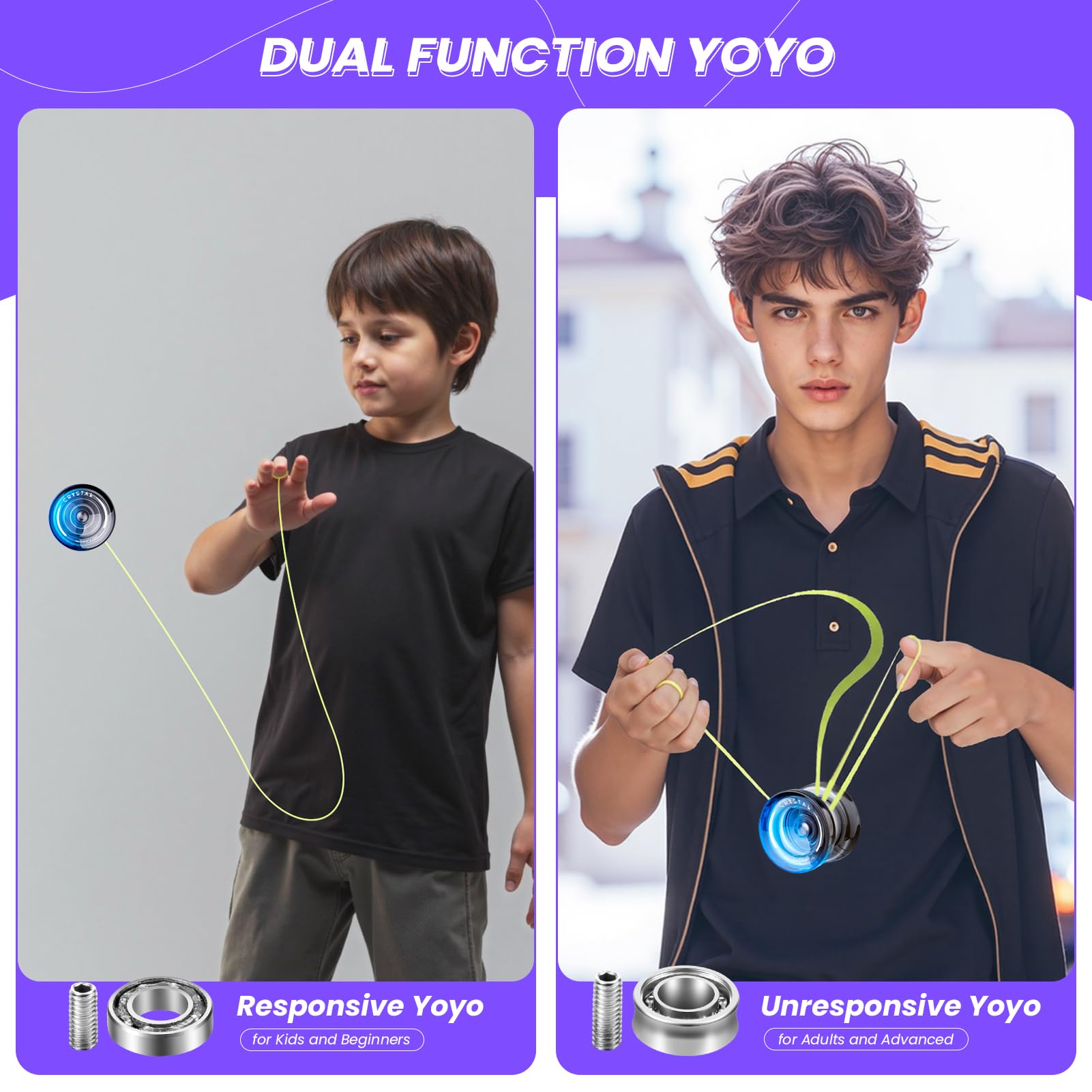 MAGICYOYO K2 beginner-friendly design supports easy play and practice