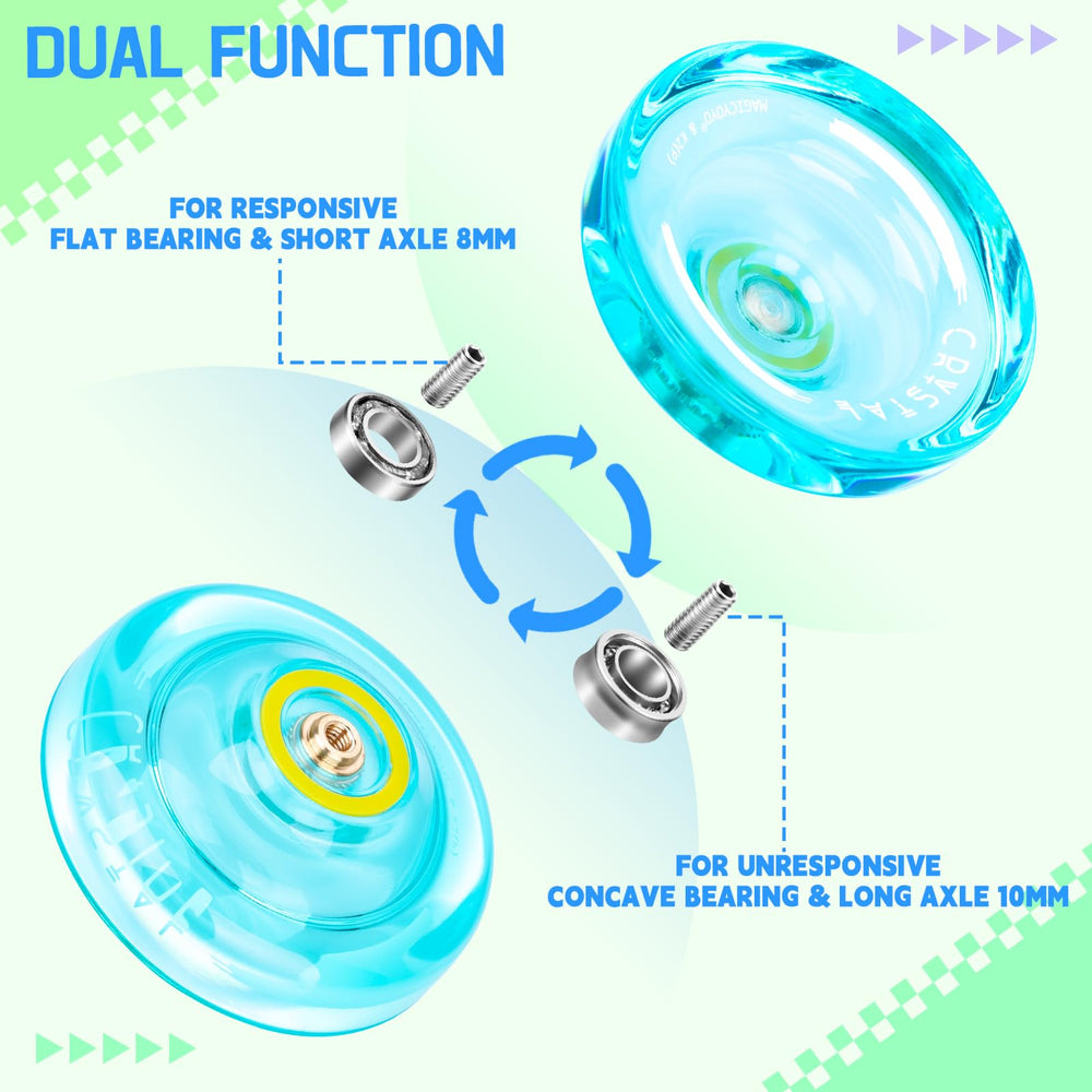 MAGICYOYO K2 Crystal accessories kit provides strings and tools for ongoing practice.