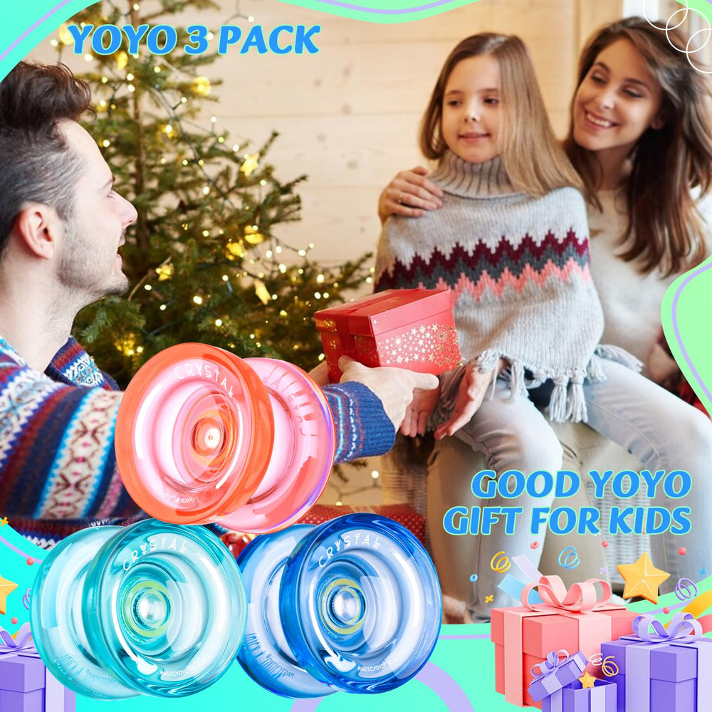 MAGICYOYO K2 Crystal Orange Yoyo, eye-catching color with reliable responsive response.
