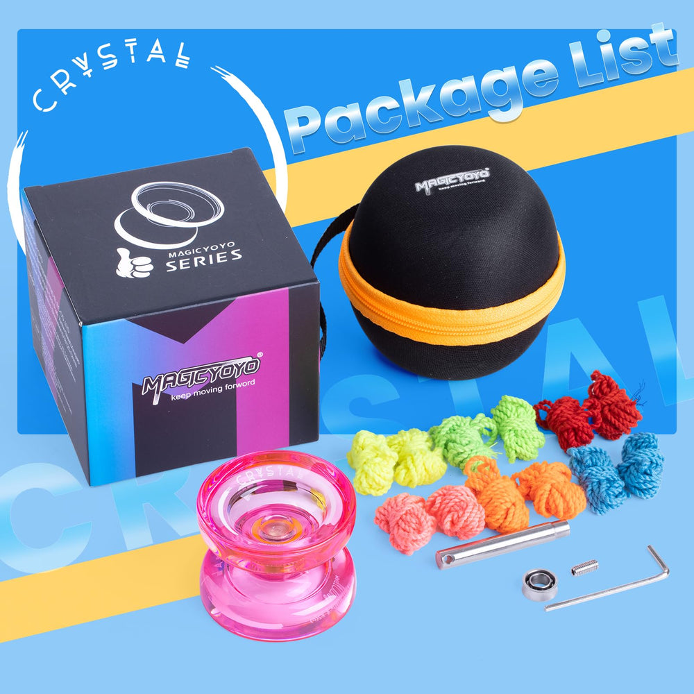 MAGICYOYO K2 Crystal Pink durability emphasizes long-lasting play.