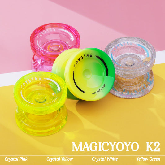MAGICYOYO K2 Crystal Pink side view highlights compact design for kids.
