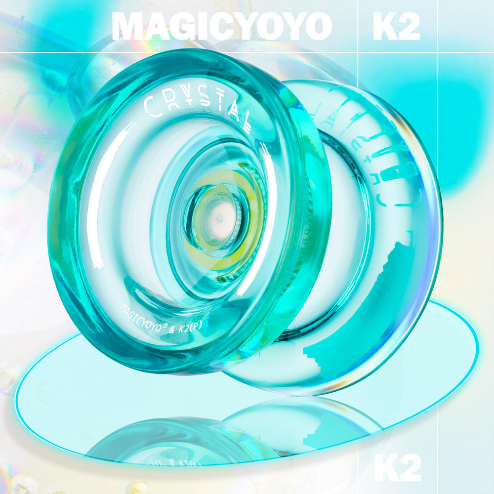 MAGICYOYO K2 Crystal close-up glossy finish shows crystal color