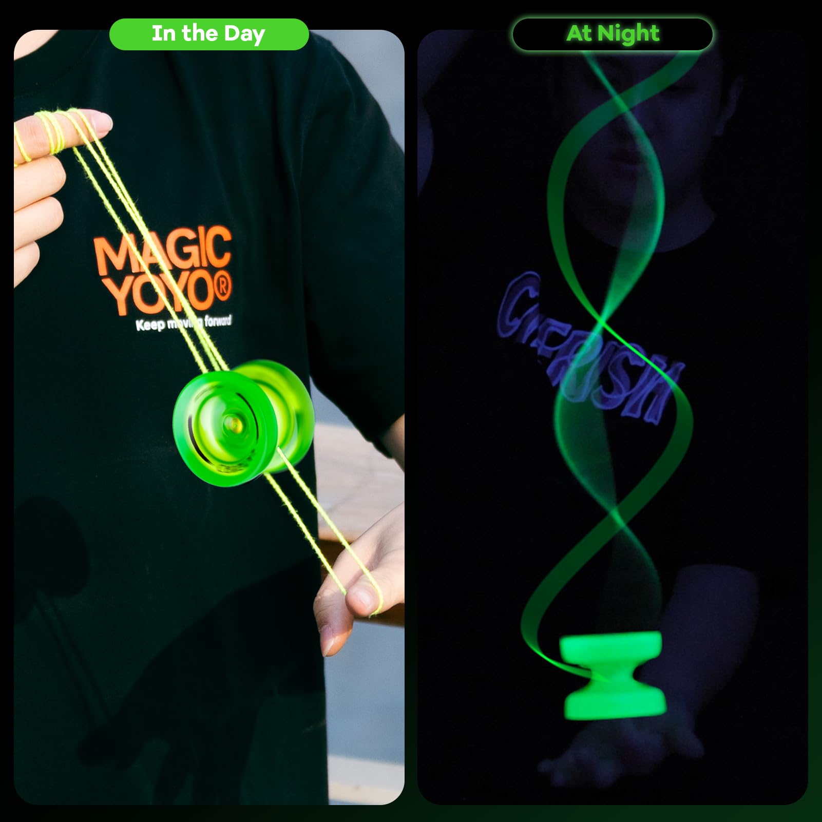 Magicyoyo K2 responsive beginner yo-yo helps easy returns to hand
