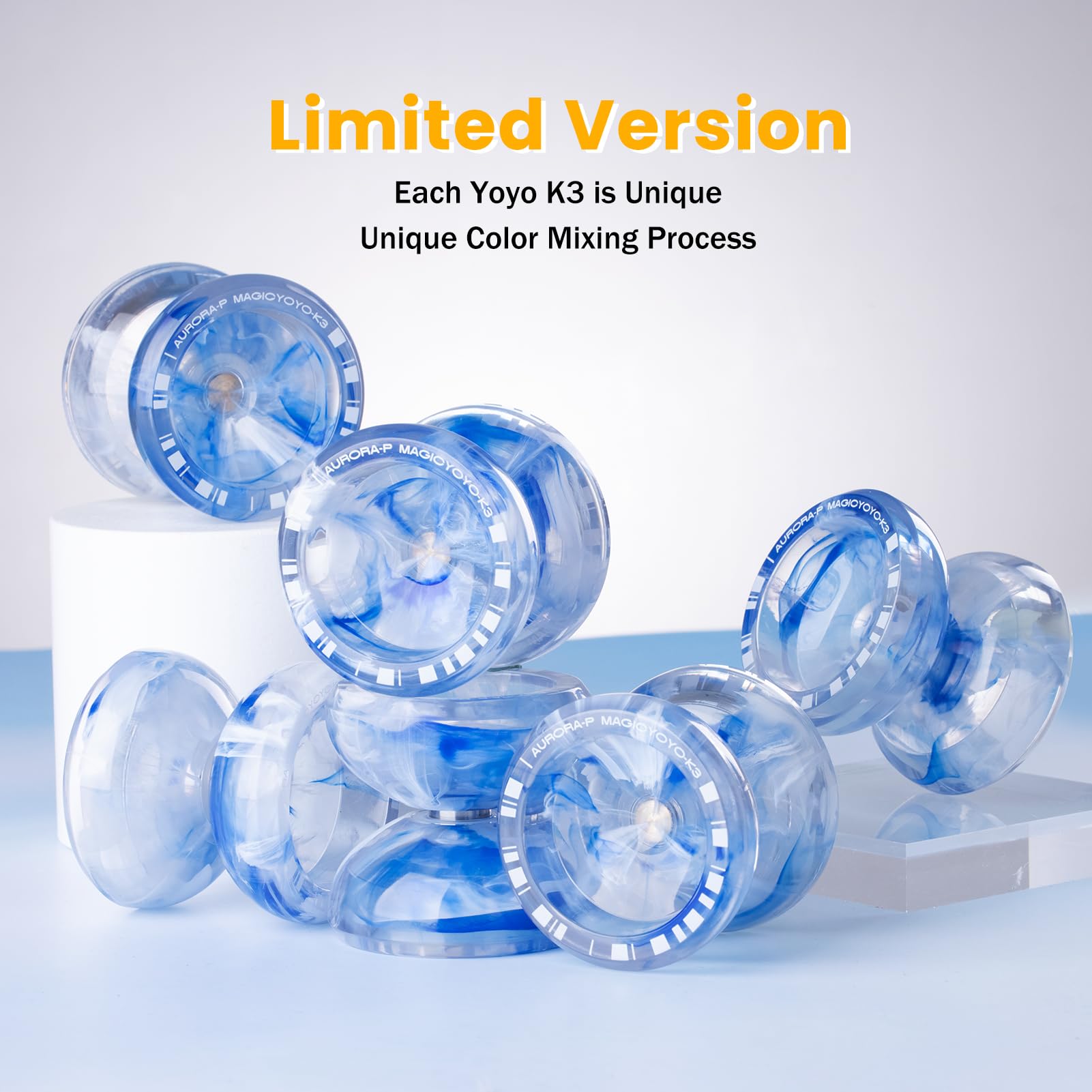 MagicYoyo K3 Aurora-P durable ABS body for long-lasting play.