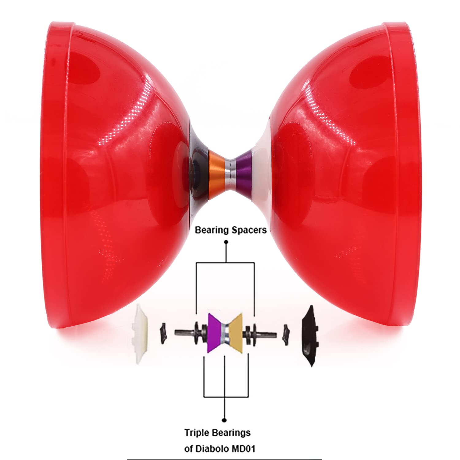 MAGICYOYO MD01 Pro basic spin tricks ideal for beginners and practice.