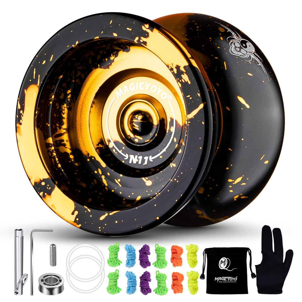 MAGICYOYO N11 black gold dual-function yoyo for versatile play