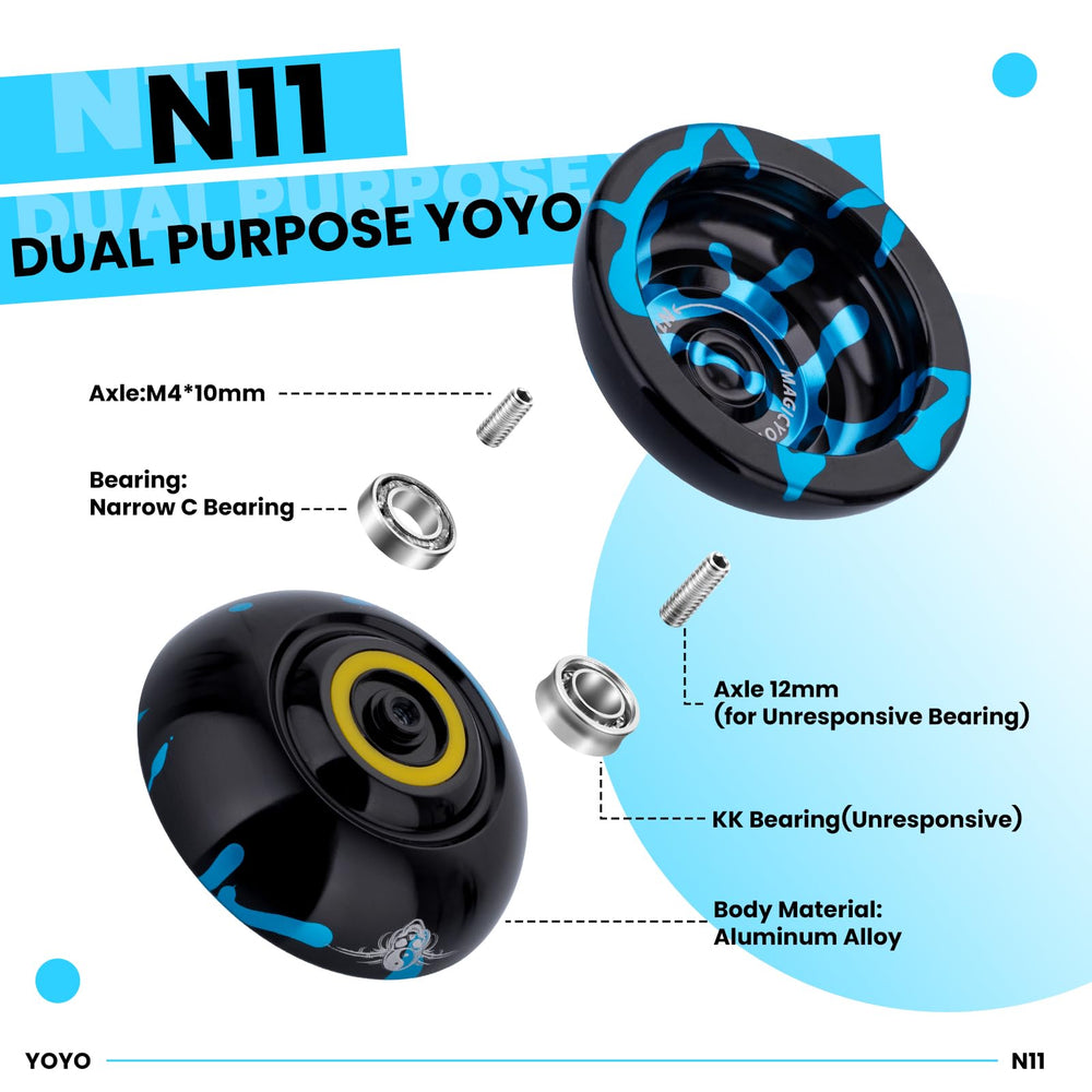 MAGICYOYO N11 concave wall design improves balance and control