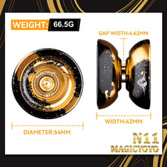 MAGICYOYO N11 detachable weight rings enable balance tuning