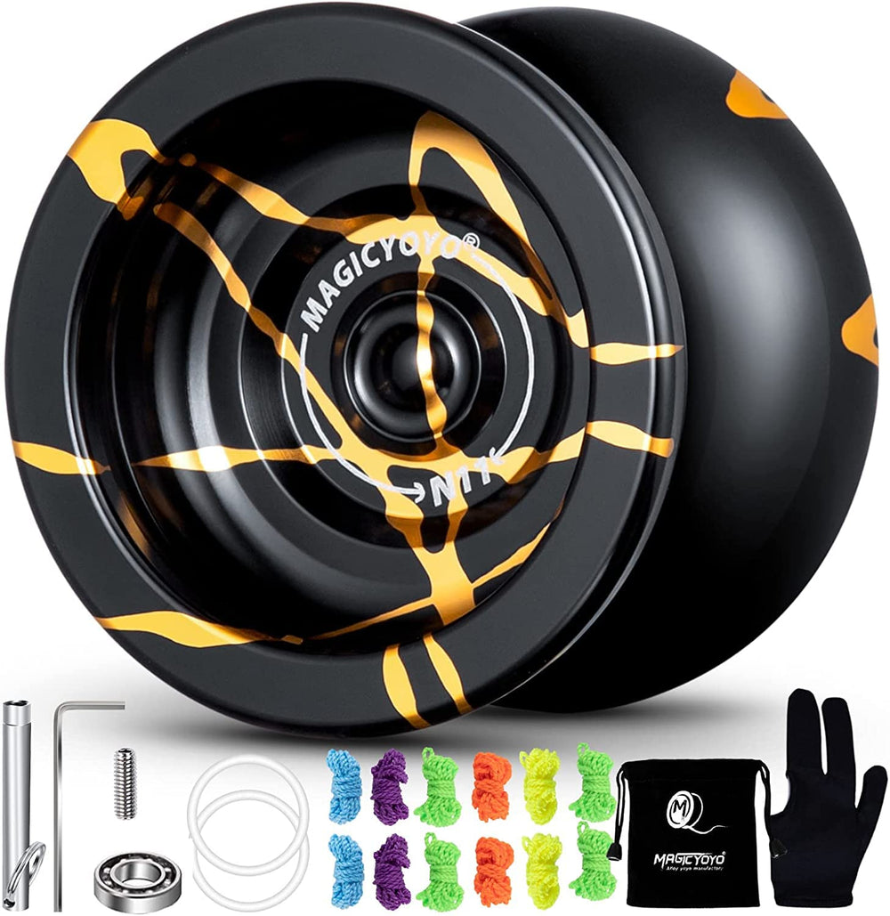 MAGICYOYO N11 unresponsive yoyo designed for intermediate tricks and longer spins.