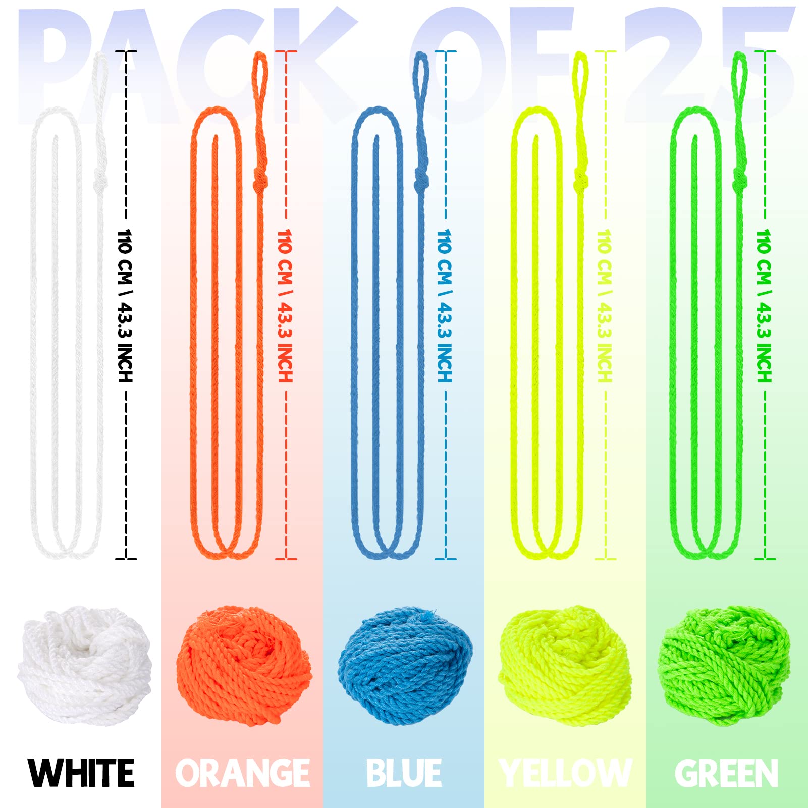 MAGICYOYO white pack strings ensure clean, smooth string changes