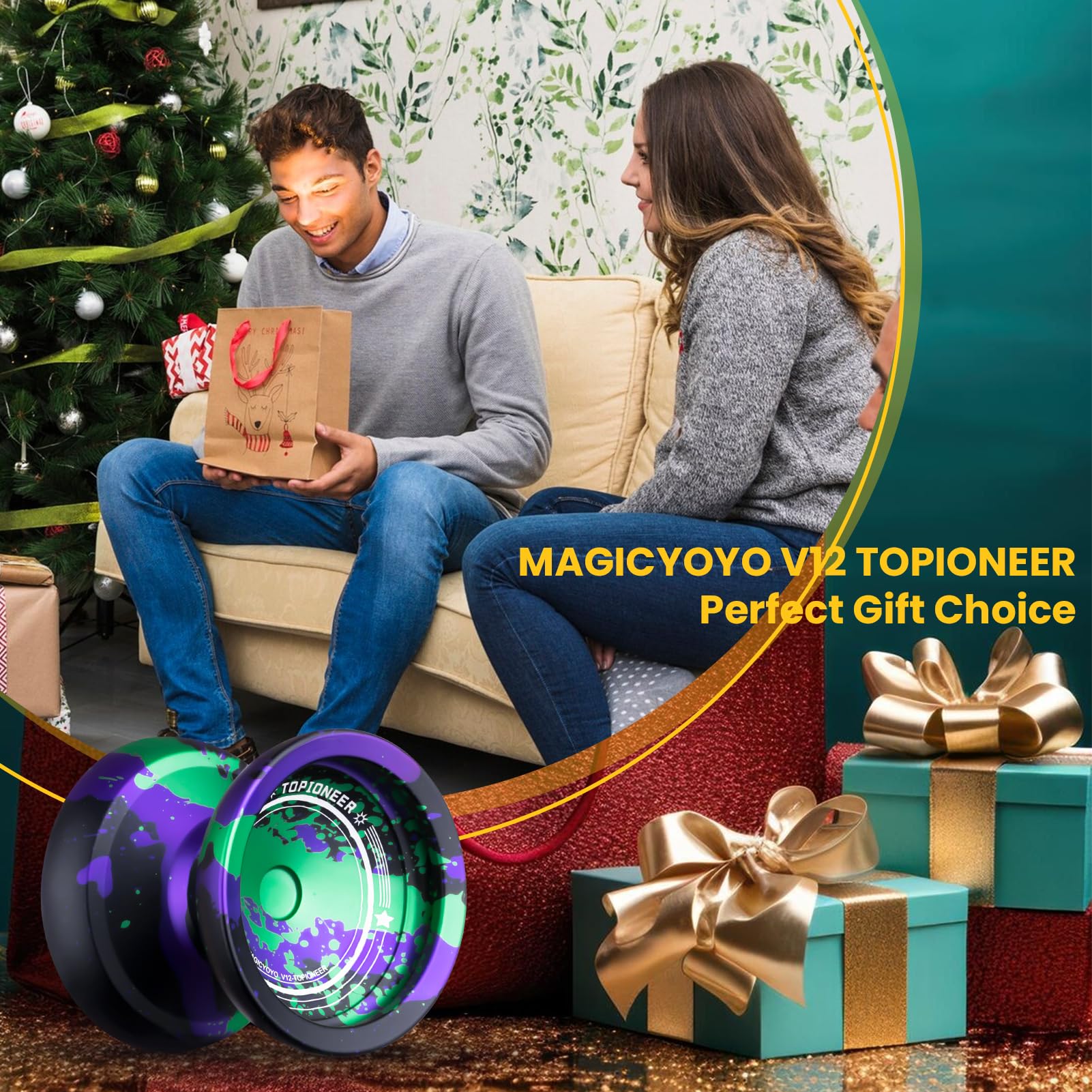 MAGICYOYO V12 aluminum 6061 body highlights durable construction
