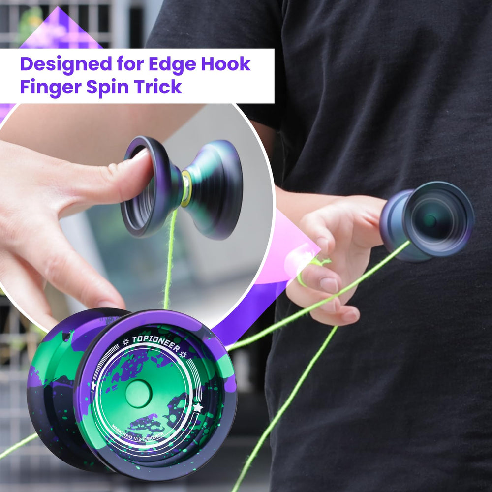 MAGICYOYO V12 responsive-unresponsive switch showing versatile play modes