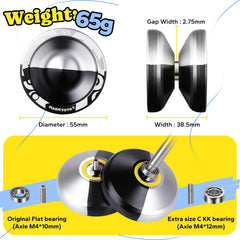MagicYOYO V3 axle with mini Allen key for easy assembly.