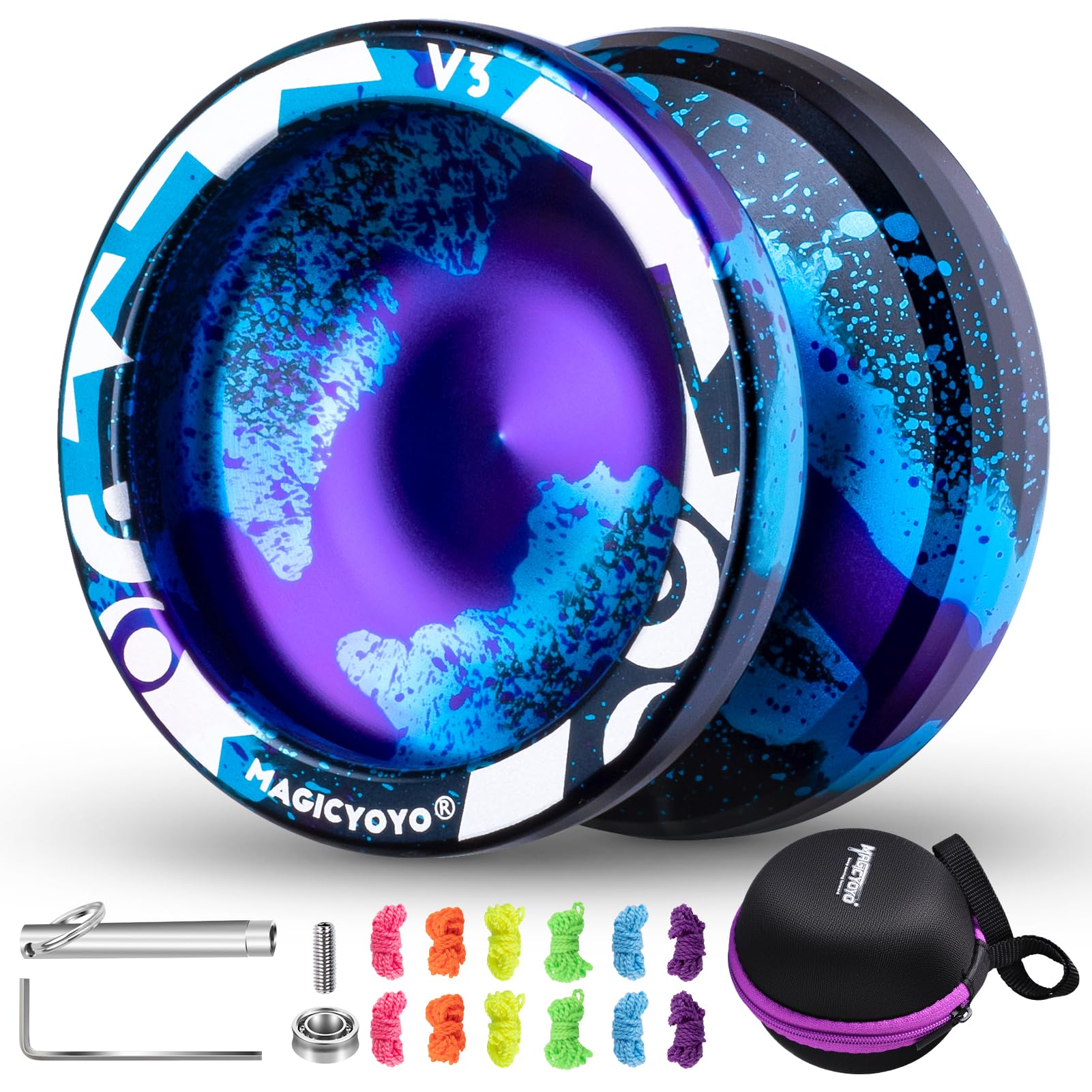 MAGICYOYO V3 front view, beginner-friendly responsive yoyo setup.