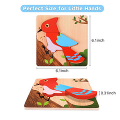 Magifire car wooden puzzle promotes sequencing and dexterity in little hands.