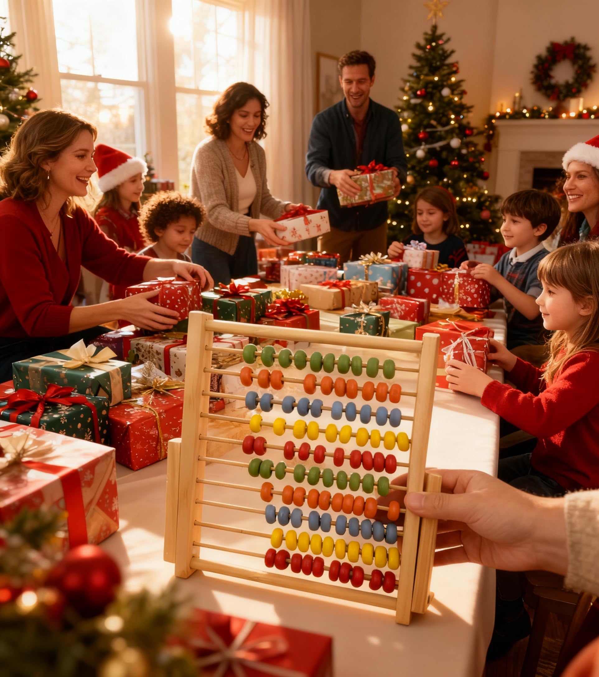Magikon abacus suitable for classroom or home practice.