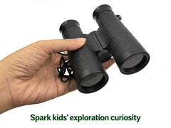 MAGIKON binoculars on a camping trip showcasing portable nature exploration.