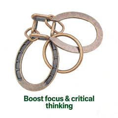 MAGIKON durable bronze puzzle ready for repeated handling