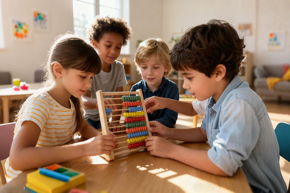 Magikon abacus uses non-toxic materials for safe learning.