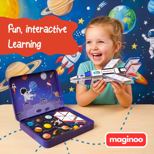 Maginoo iron box storage keeps tiles organized for home or travel