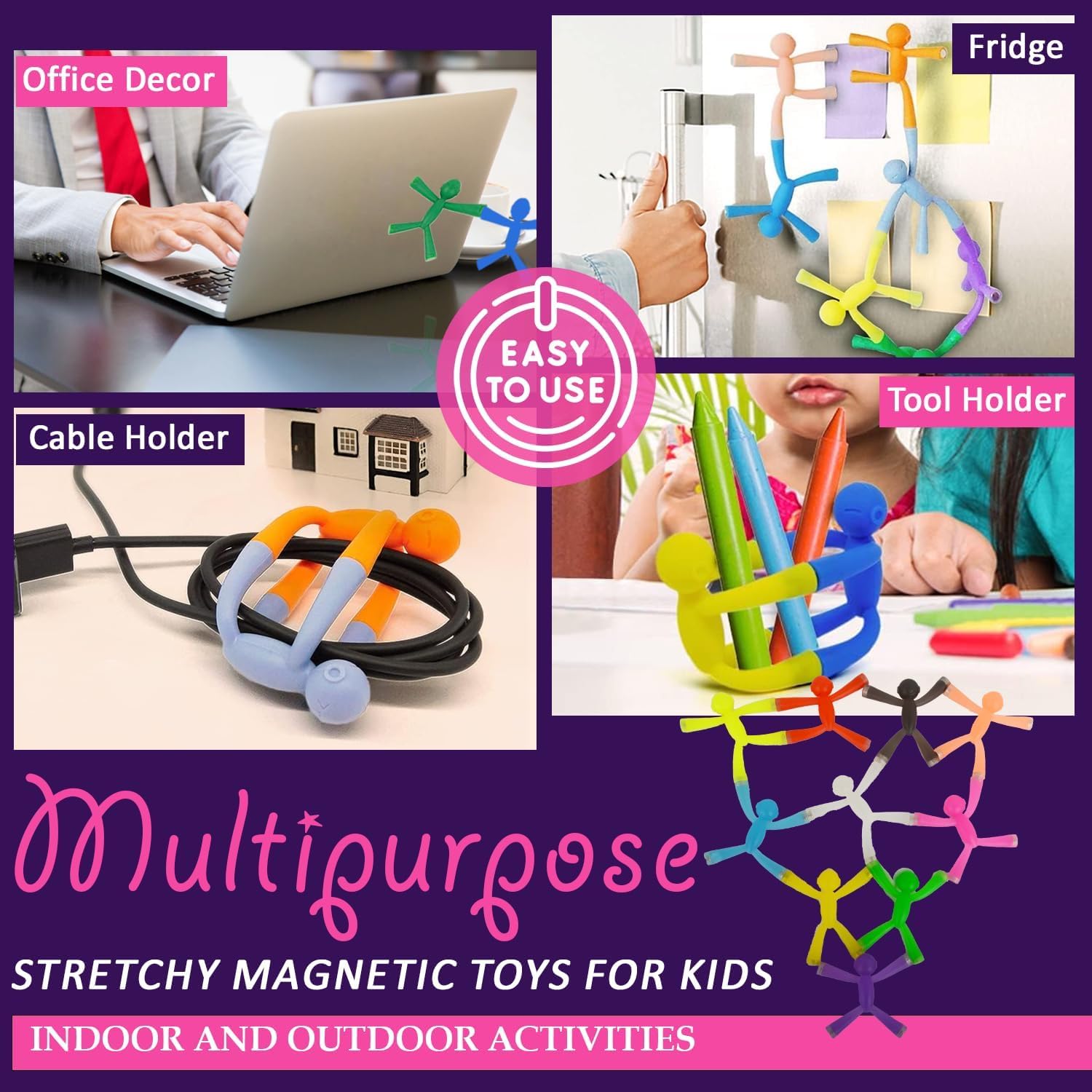MAGMEN Focus-friendly desk setup demonstrating sensory engagement and calm concentration