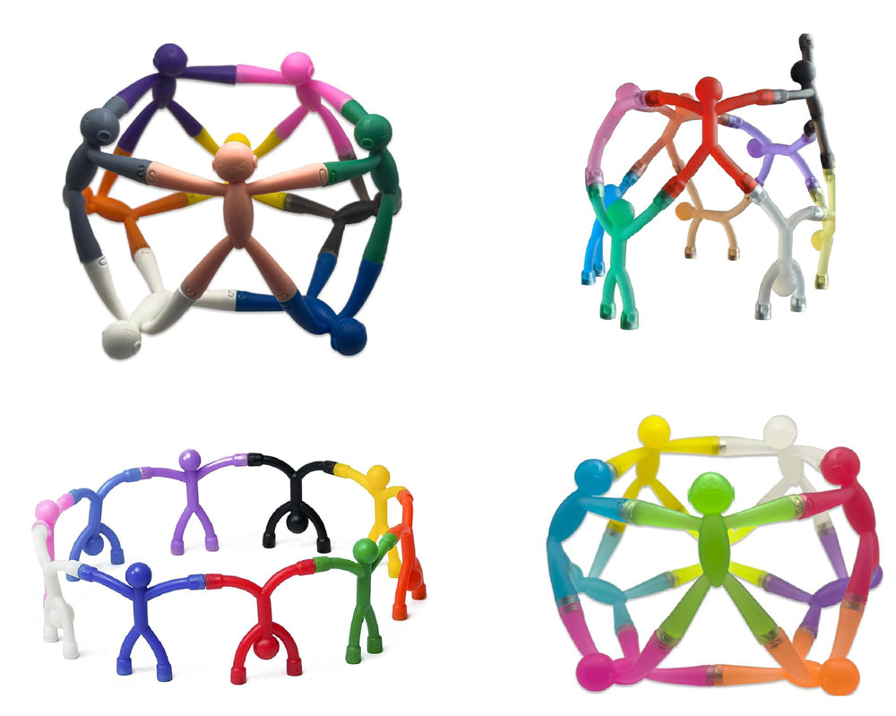 MAGMEN magnetic fidget toy for travel kept in a compact carry bag.