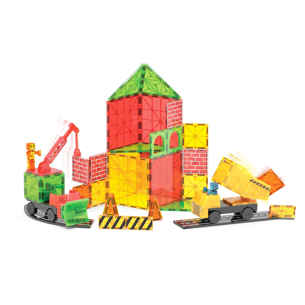 MAGNA-TILES Builder XL printed squares enhancing detail and symmetry