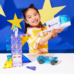 MAGNA-TILES Capsule Window highlights transparent panel for windowed space shuttles