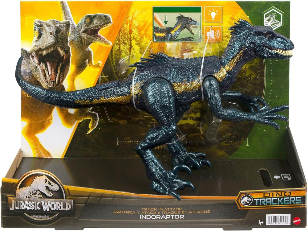 MAGNETOE Indoraptor attack figure with dynamic pose for exciting play.