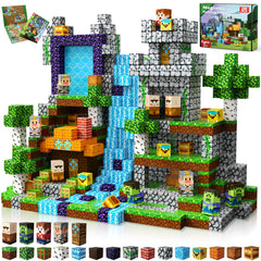 Magnetopia 200-piece magnetic blocks set inspires imaginative building with vibrant colors.