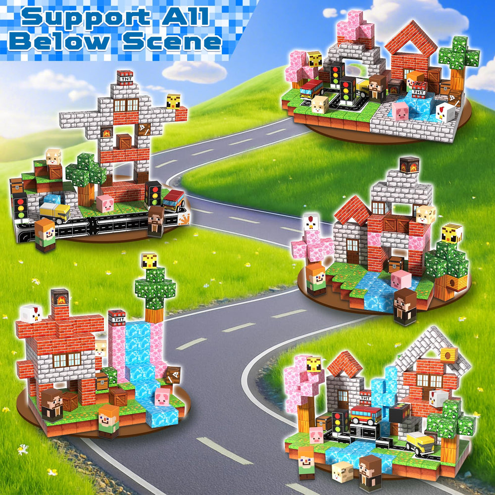 Magnetopia ABS material with smooth edges ensures safe construction play.