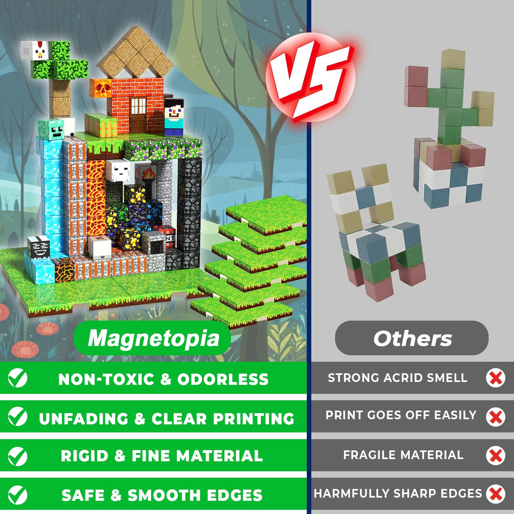 Magnetopia building adventure fosters creativity and family engagement.