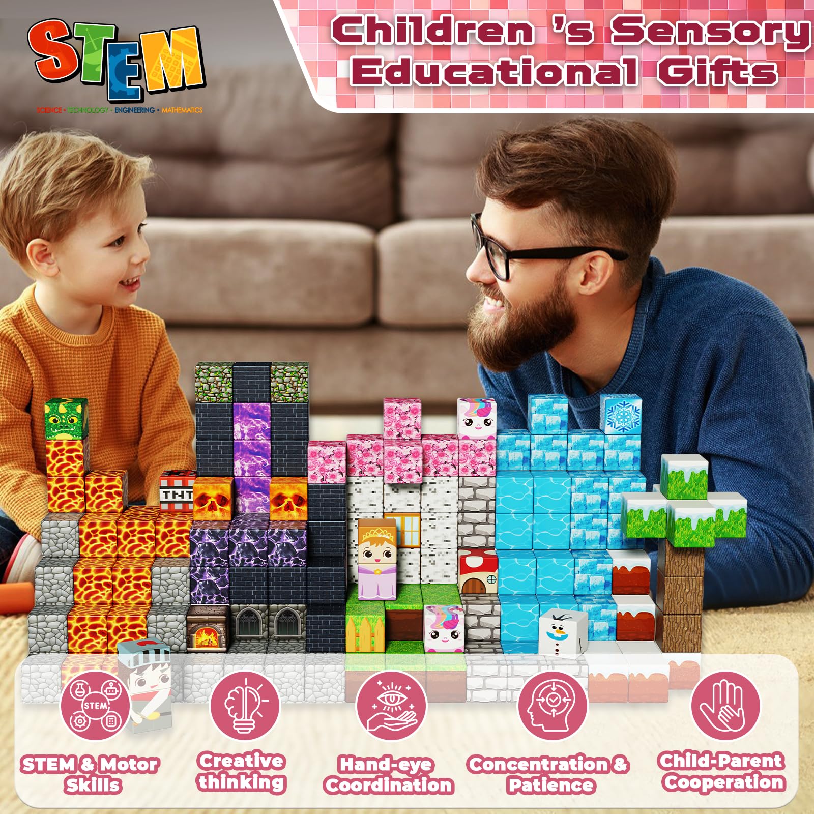 Magnetopia family-friendly playset strengthens weekend bonding during building sessions.